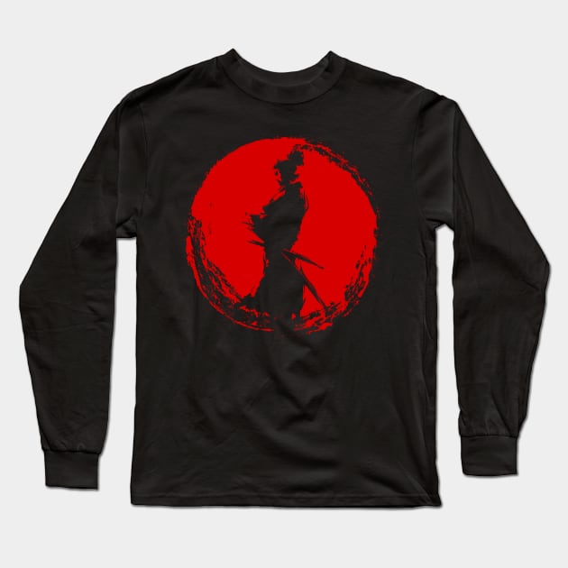 Musashi Miyamoto Long Sleeve T-Shirt by Spyrome876